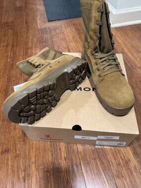 NIB GARMONT Tactical Men T 8 Bifida Multi-Terrain Suede Leather Boots, Coyote 14